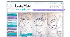 Desktop Screenshot of lesliemehlart.com