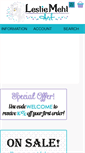 Mobile Screenshot of lesliemehlart.com